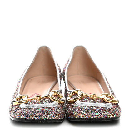 Gucci Crystal Horsebit Lovelight Ballet Flats 40 Multicolor 2 of 8