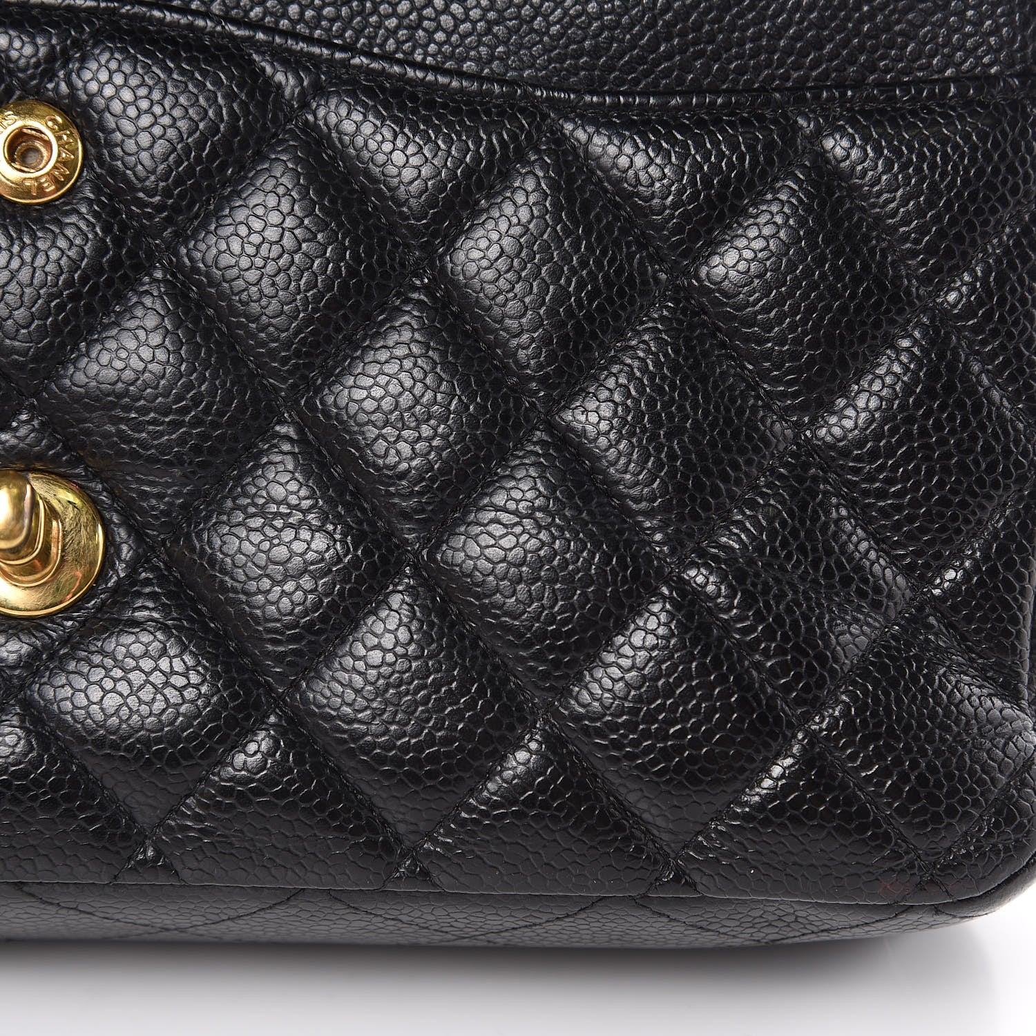 Chanel Caviar Quilted Medium Double Flap Black 13 of 22