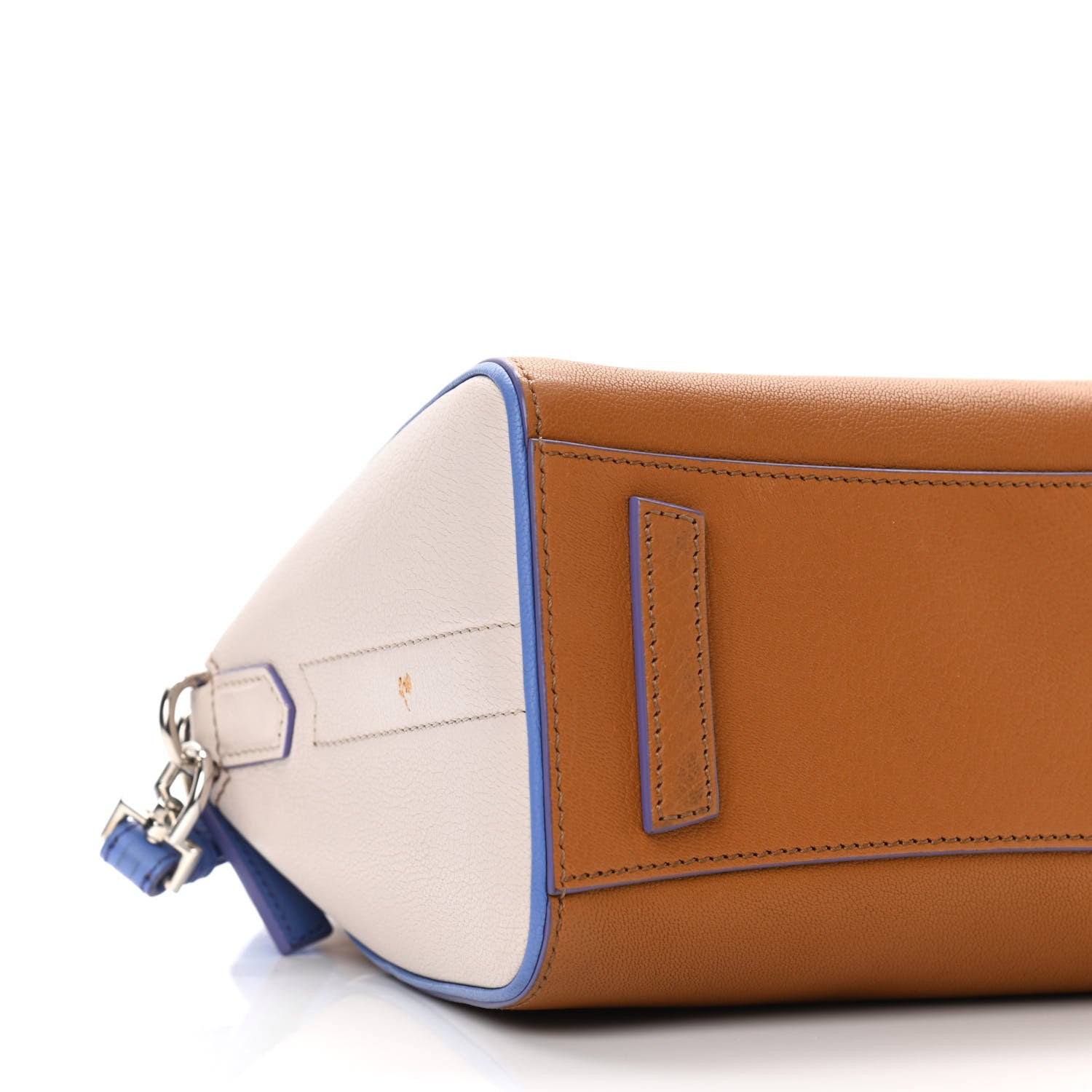 Givenchy Sugar Goatskin Mini Tri-Color Antigona Tan White Blue 9 of 13