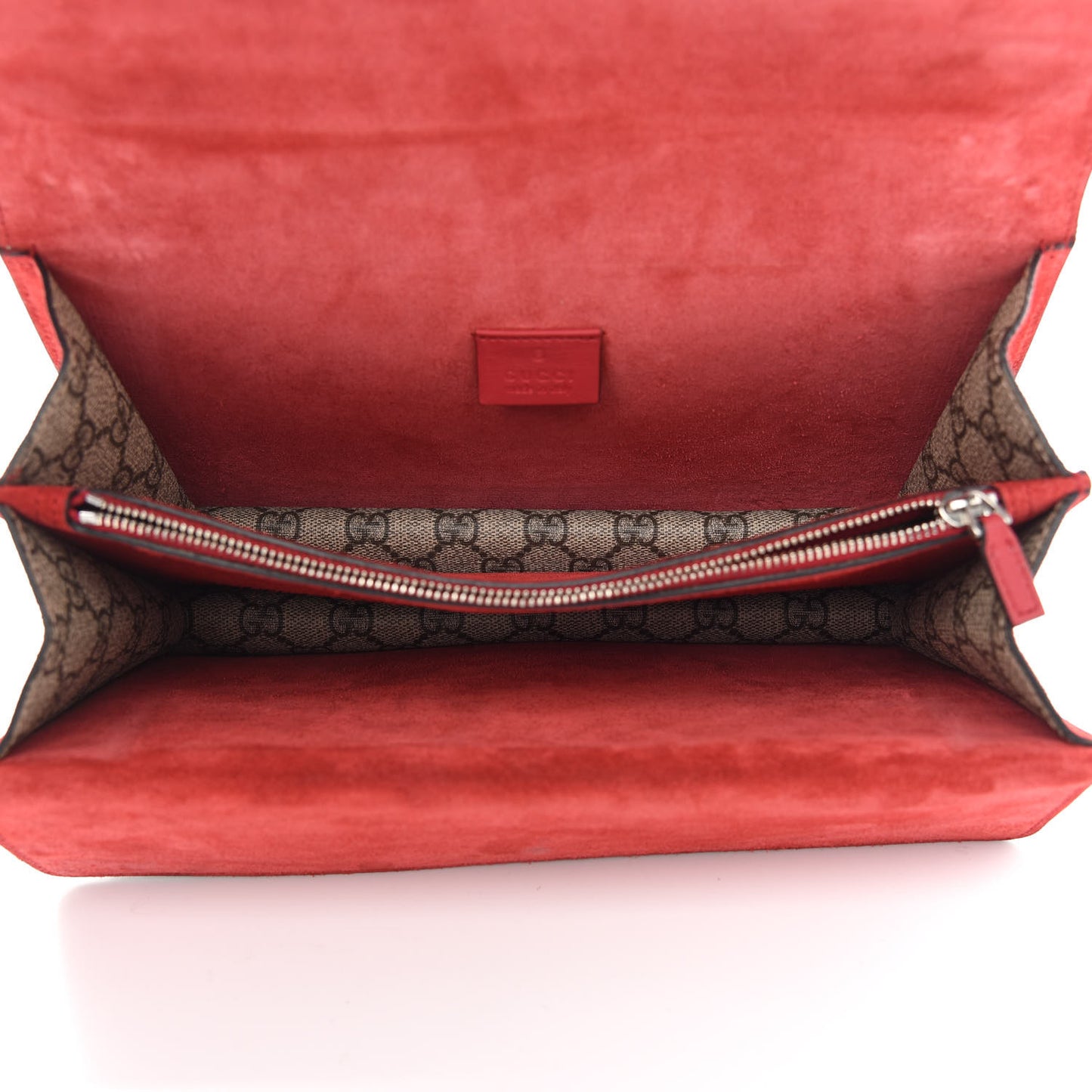 GG Supreme Monogram Small Dionysus Shoulder Bag Red