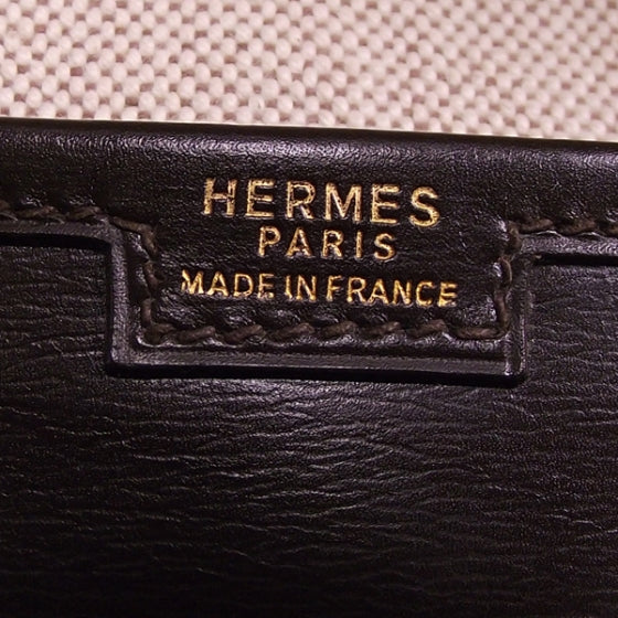 Vintage Leather Jige Portfolio Clutch Brown