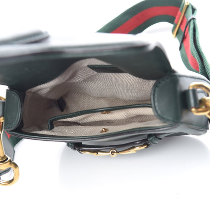 Gucci Calfskin Small Lady Web Shoulder Bag Green 8 of 17
