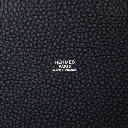 Hermes Taurillon Clemence Picotin Lock 18 PM Bleu Nuit 6 of 11