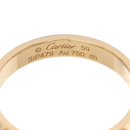 Cartier 18K Yellow Gold 3.5mm LOVE Wedding Band Ring 59 8.75 4 of 5