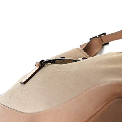 Gucci Canvas Calfskin Jackie O Hobo Beige 25 of 25
