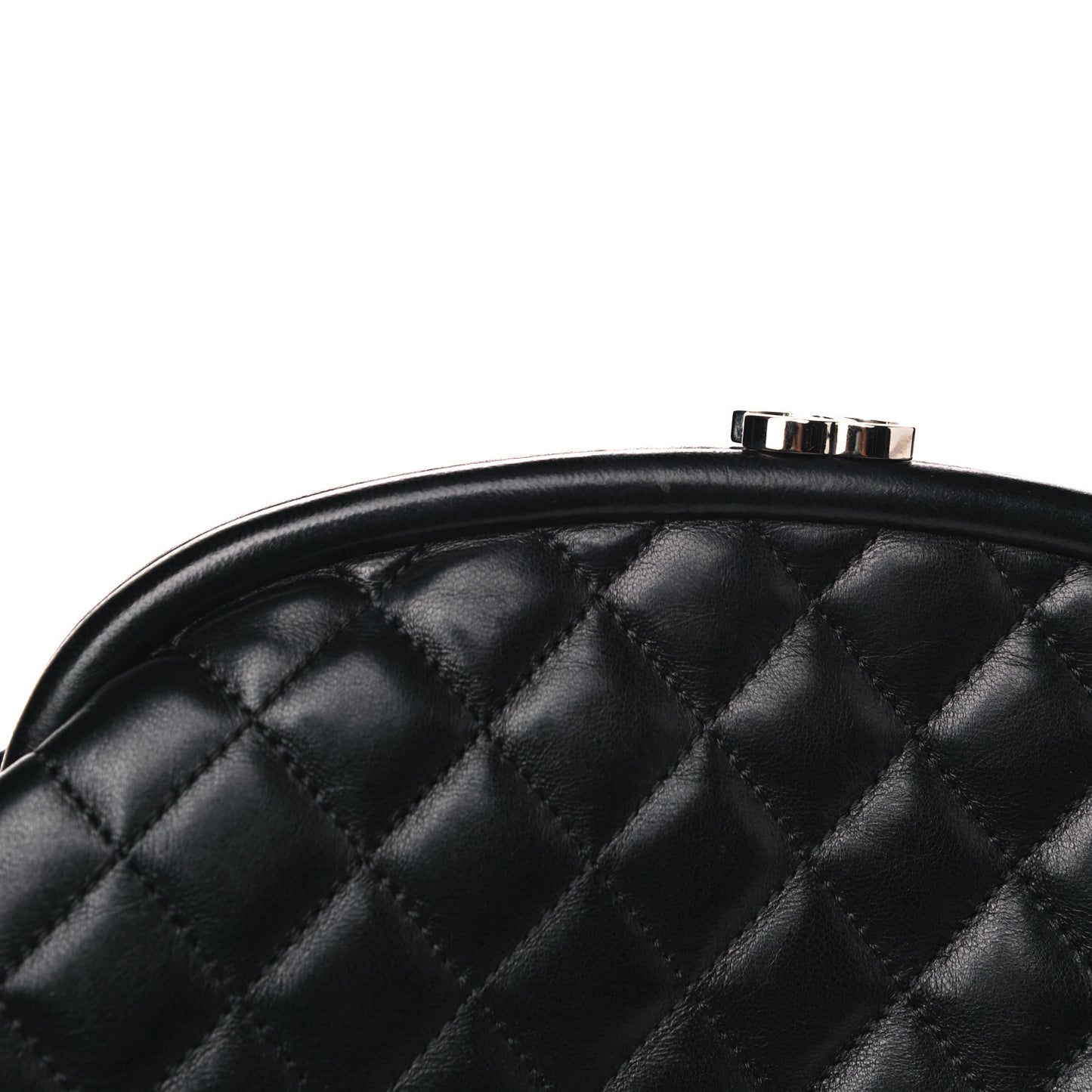 Lambskin Quilted Timeless Clutch Black