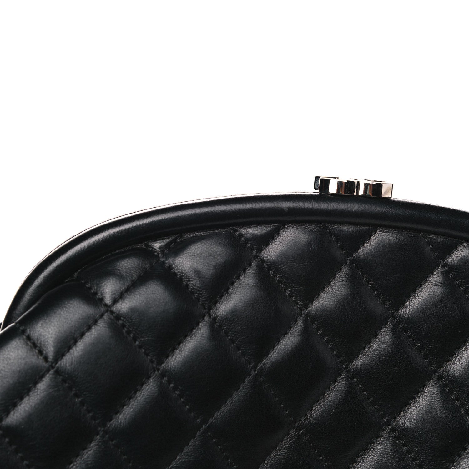 Chanel Lambskin Quilted Timeless Clutch Black 11 of 14