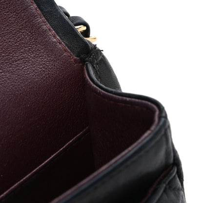 Chanel Lambskin Quilted Medium Double Flap Black 12 of 12