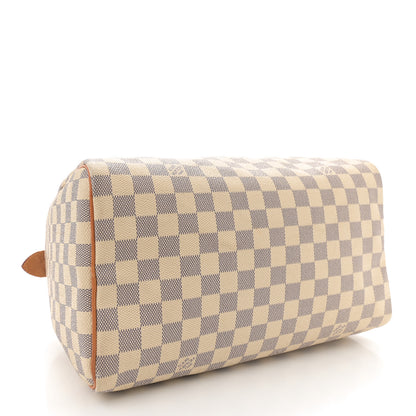 Louis Vuitton Damier Azur Speedy 30 4 of 10