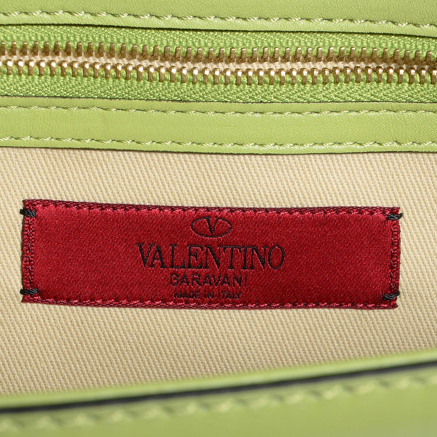 Valentino Garavani Vitello Medium Glam Lock Rockstud Flap Pop Apple 6 of 9