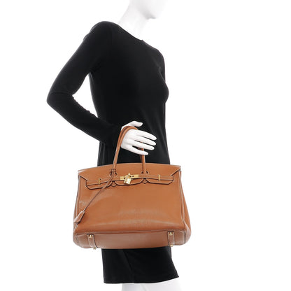 Hermes Togo Birkin 35 Gold 2 of 33