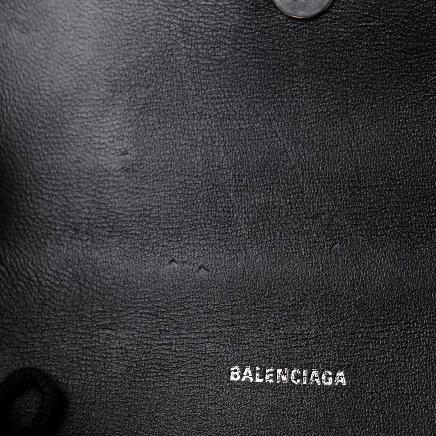 Balenciaga Glitter Fabric Hourglass Top Handle Bag XS Black 11 of 12