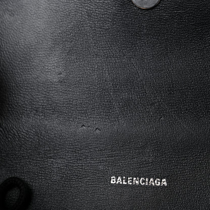 Balenciaga Glitter Fabric Hourglass Top Handle Bag XS Black 11 of 12