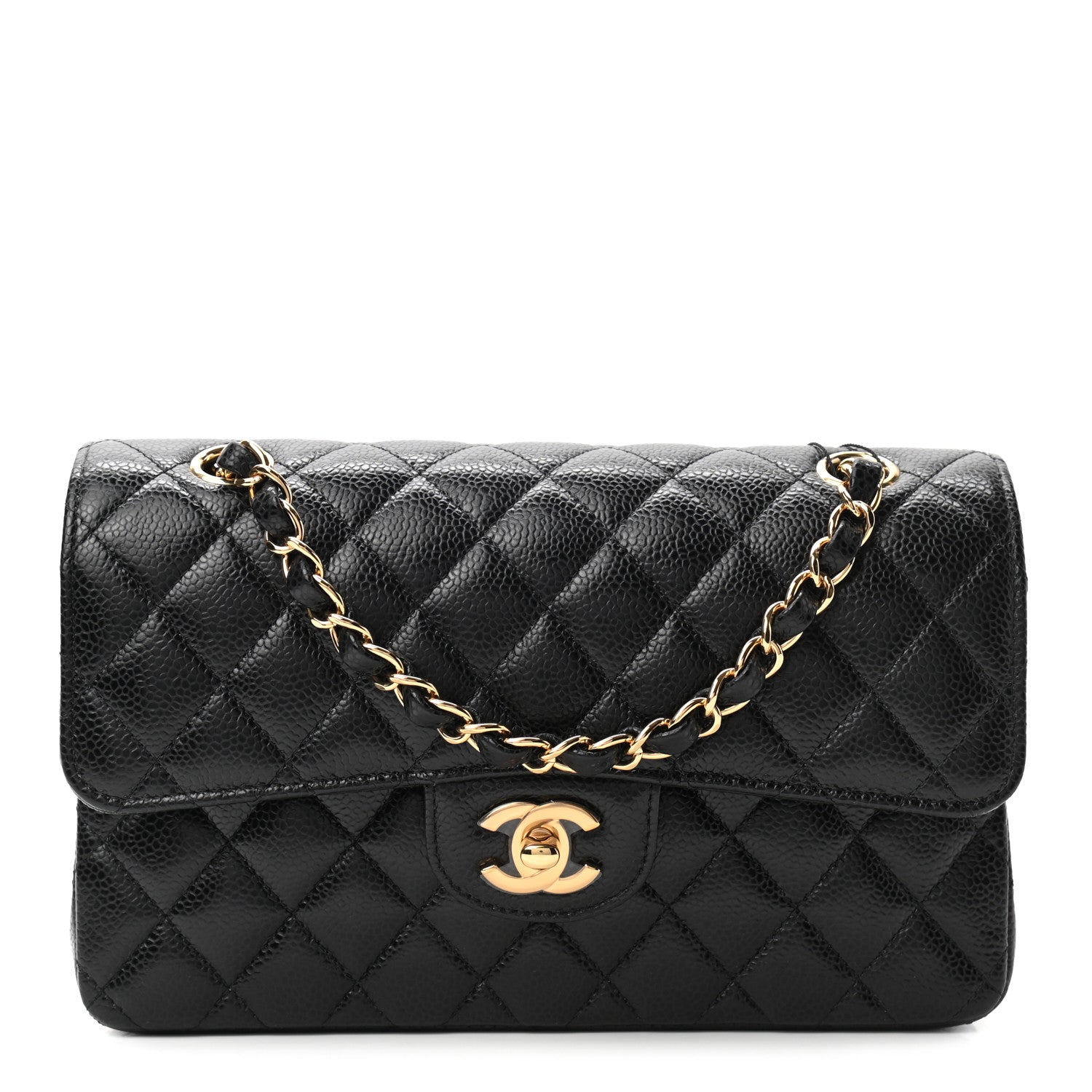 Chanel Caviar Quilted Small Double Flap Black 1 of 9