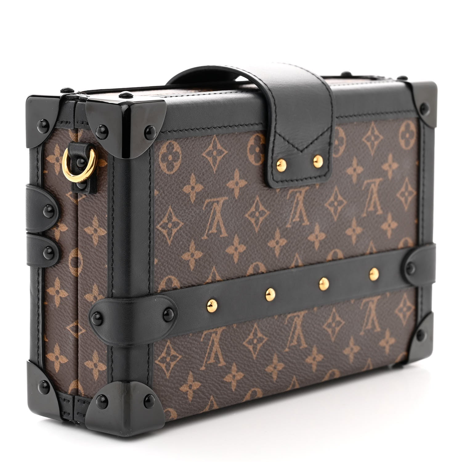 Louis Vuitton Monogram Petite Malle Black 3 of 9