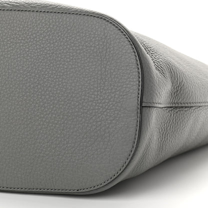 Prada Vitello Phenix Embossed Logo Shoulder Bag Argilla 9 of 9