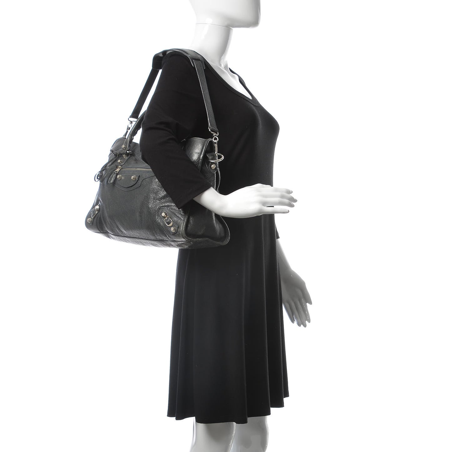 Agneau Giant 12 Silver Hardware City Anthracite