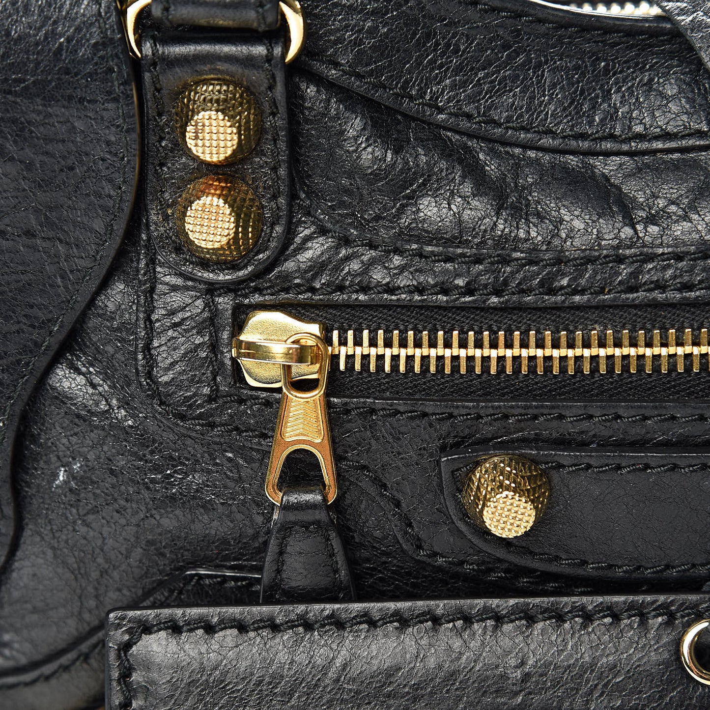 Agneau Giant 12 Gold Hardware Mini City Black