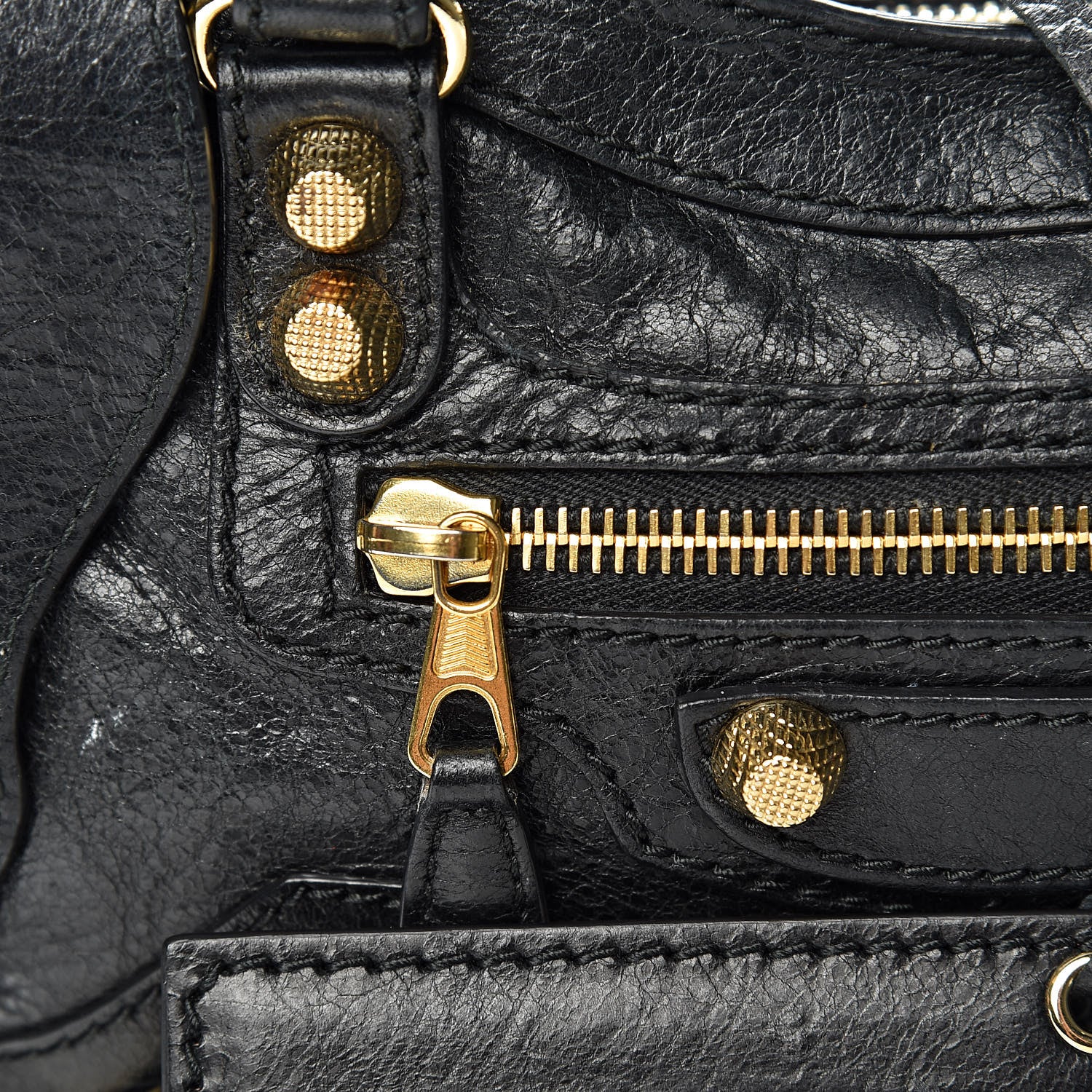 Balenciaga Agneau Giant 12 Gold Hardware Mini City Black 8 of 11