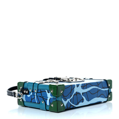 Louis Vuitton Epi Petite Malle Aqua 3 of 8