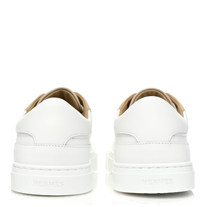 Hermes Calfskin Day Sneakers 38.5 Multicolor White 4 of 10