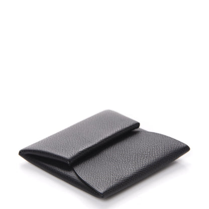 Hermes Epsom Bastia Coin Purse Black 4 of 8