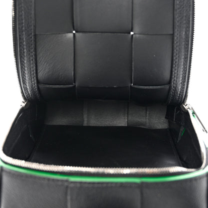 Bottega Veneta Calfskin Intrecciato Mini Cassette Sling Bag Black Parakeet 5 of 9