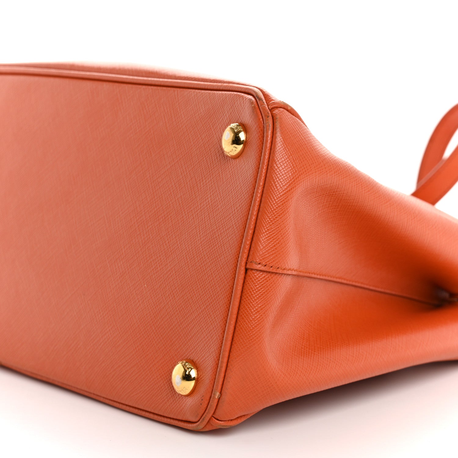 Prada Saffiano Small Galleria Double Zip Tote Papaya 13 of 19