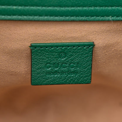 Gucci Wonka Grain Calfskin Mini Diana Tote Bag Green Yellow Fluo 6 of 11