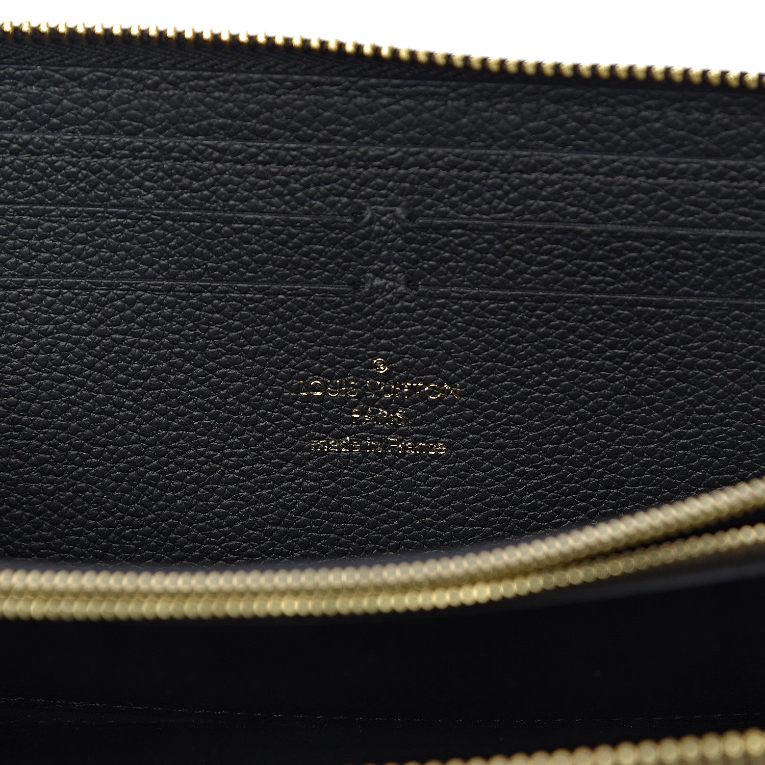 Louis Vuitton Empreinte Clemence Wallet Black 6 of 6