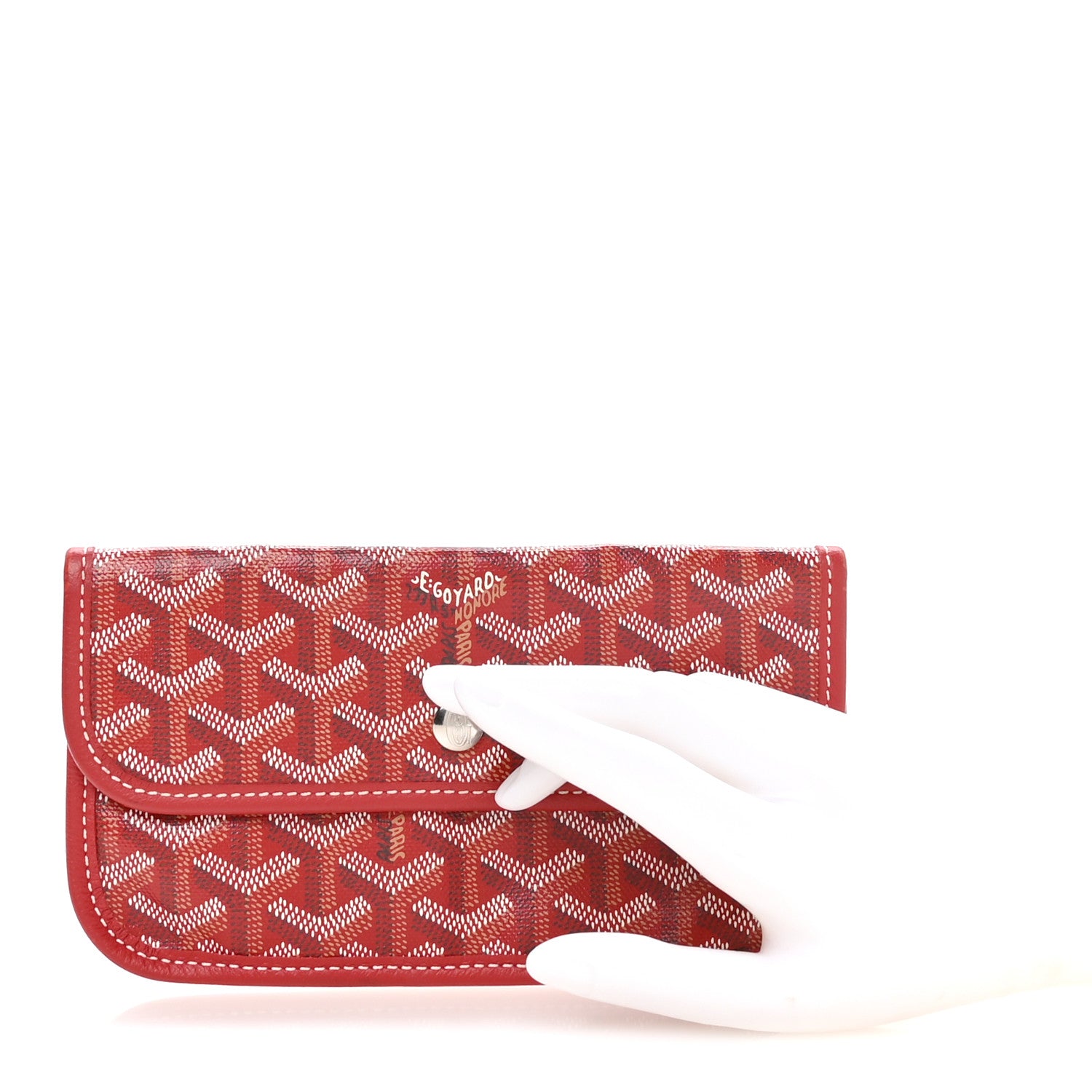 Goyard Goyardine Pouch Red 2 of 6