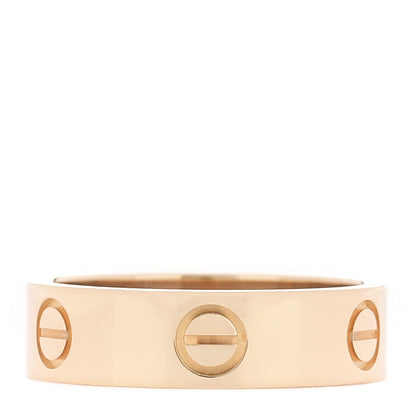 Cartier 18K Yellow Gold 5.5mm LOVE Ring 56 7.75 1 of 5