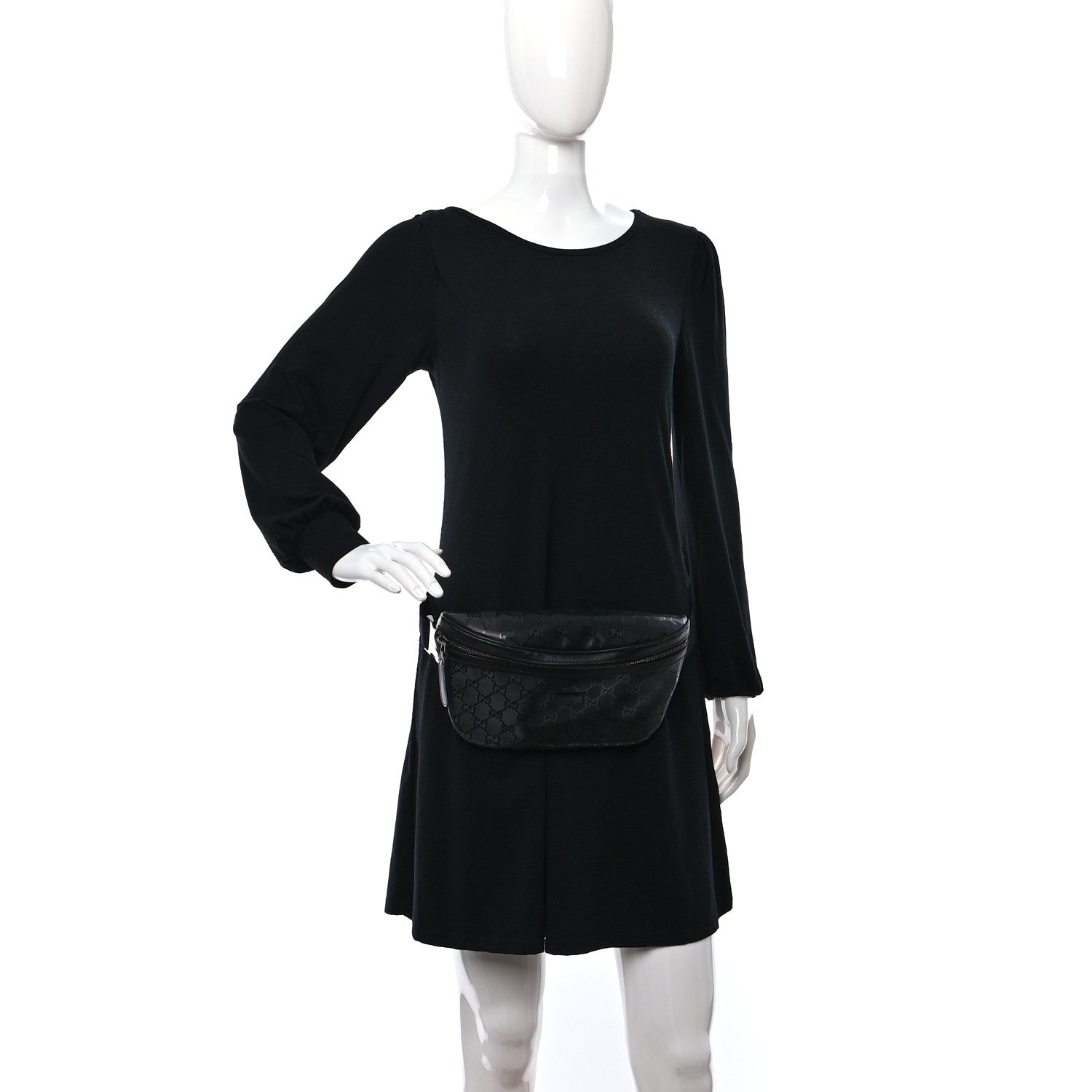 Gucci Imprime Monogram Belt Bag Black 3 of 12