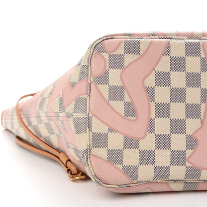Louis Vuitton Damier Azur Tahitienne Neverfull MM 9 of 13