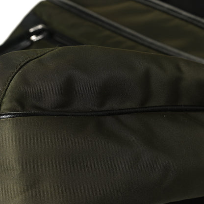 Prada Tessuto Nylon Saffiano Messenger Bag Militare 20 of 27