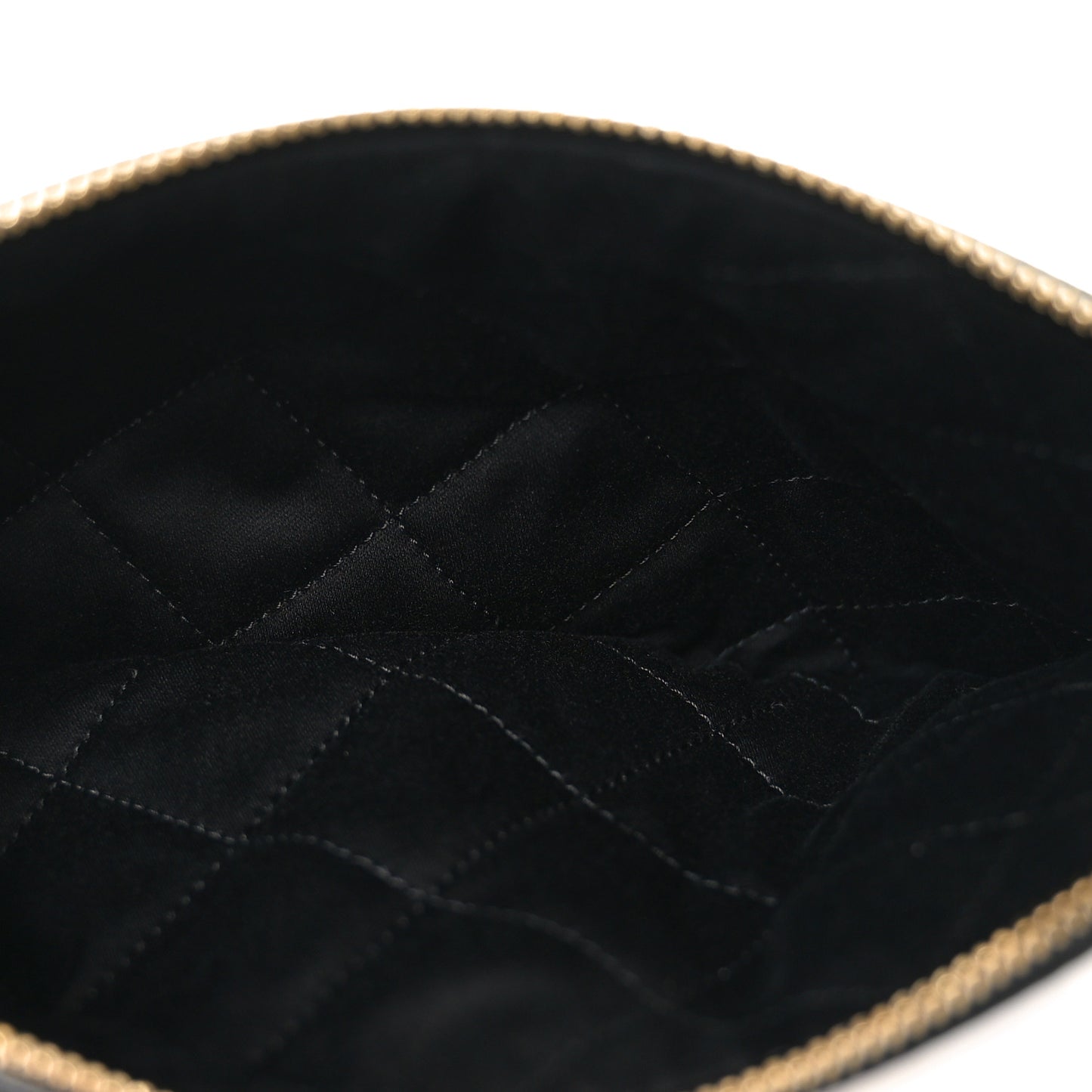 Shiny Calfskin Chanel 22 Removable Pouch Black