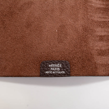 Hermes Togo Ulysse PM Notebook Cover Chocolate 7 of 8