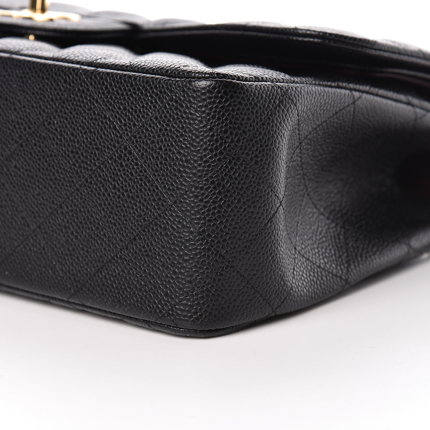 Chanel Caviar Quilted Jumbo Double Flap Black 9 of 11