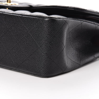 Chanel Caviar Quilted Jumbo Double Flap Black 9 of 11