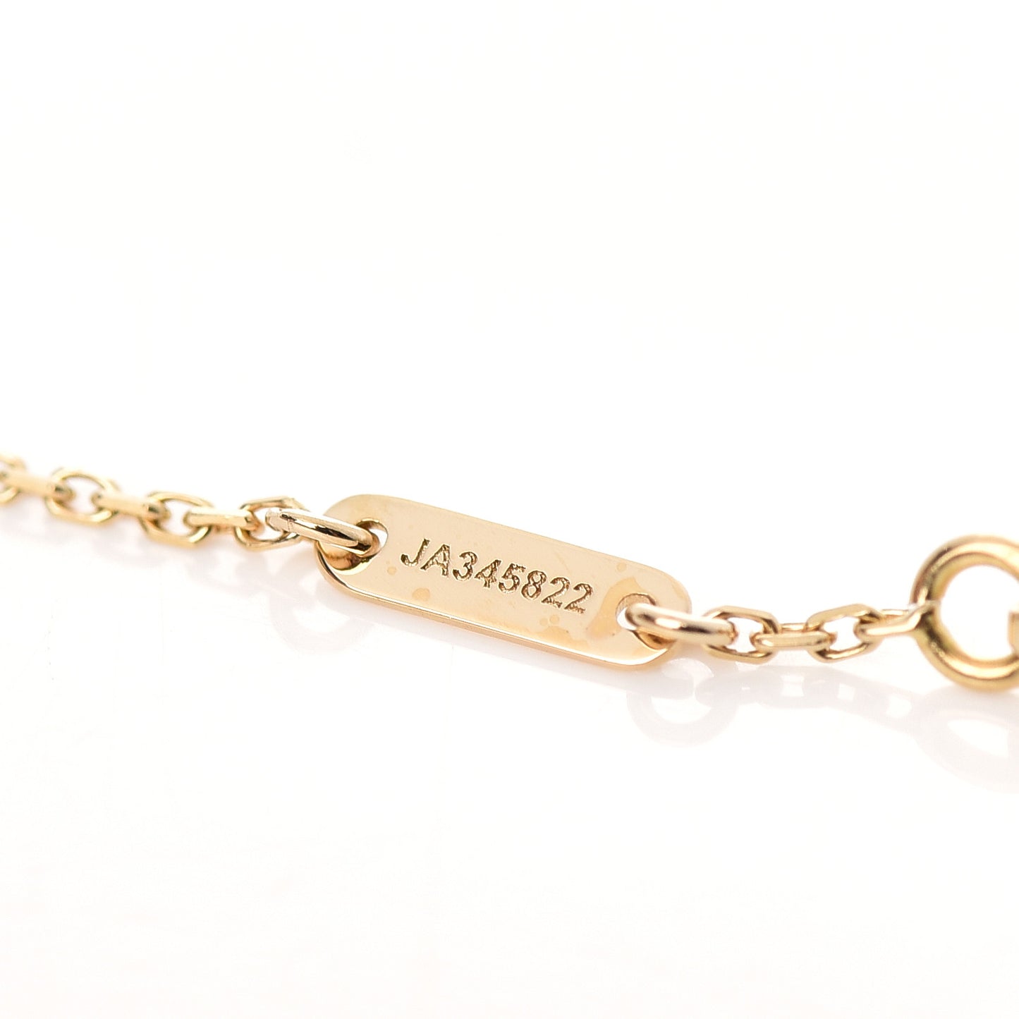 18K Yellow Gold Mother of Pearl Sweet Alhambra Bracelet
