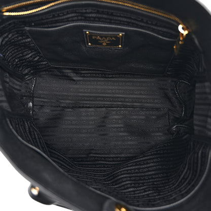 Prada Vitello Phenix Tote Black 5 of 10