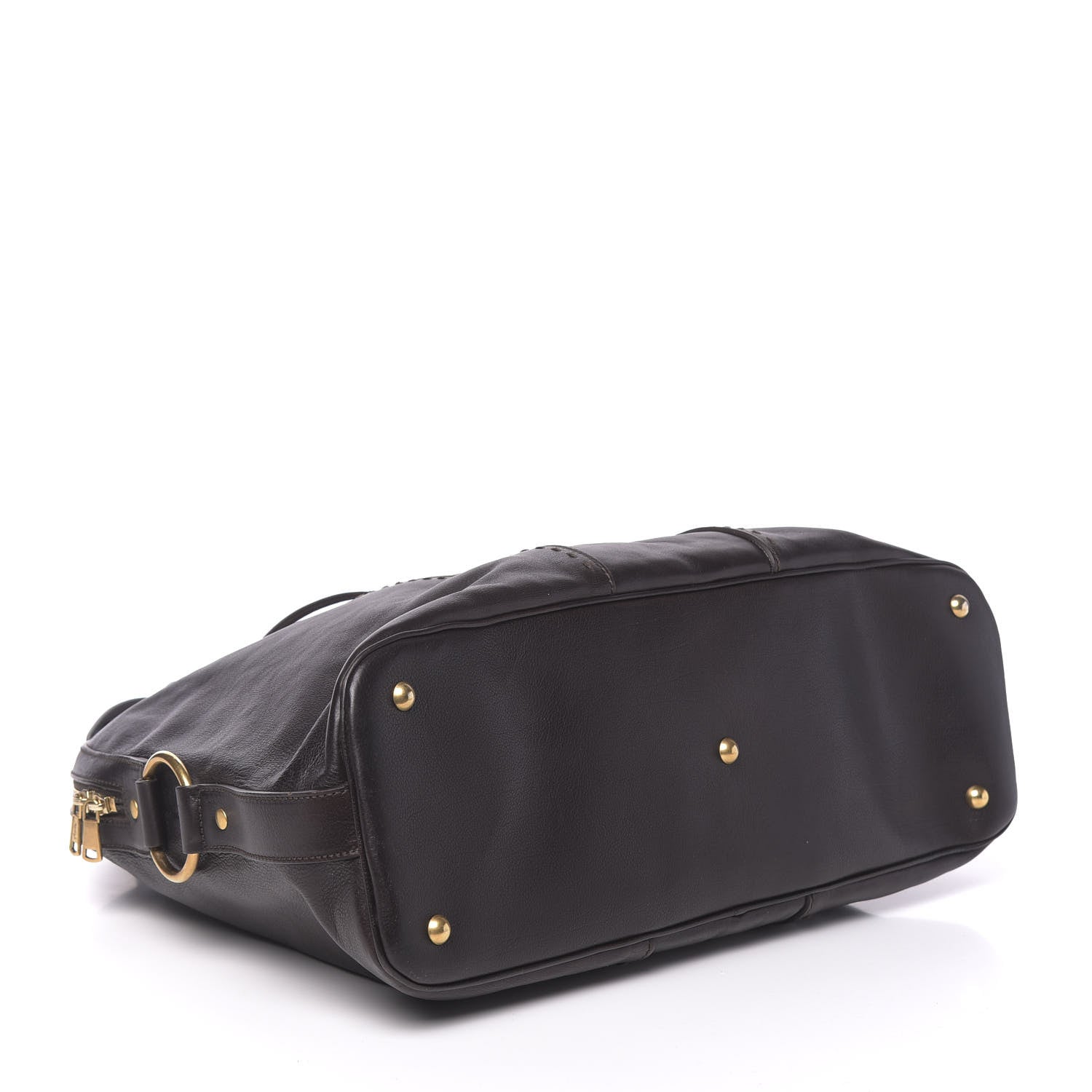 Saint Laurent Calfskin Oversized Muse Brown 4 of 10