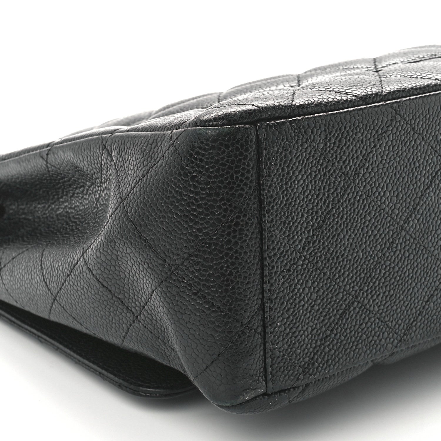 Chanel Caviar Quilted Maxi Double Flap Black 11 of 12