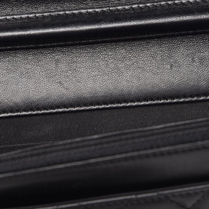 Chanel Lambskin Quilted Boy Wallet On Chain WOC Black 11 of 12