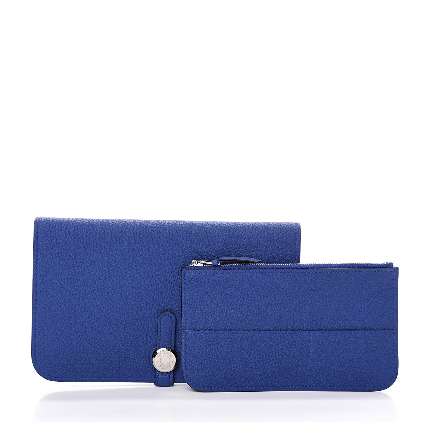 Togo Dogon Duo Wallet Bleu Electrique