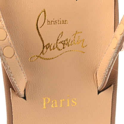 Christian Louboutin Kid Spiked So Me 100 Sandals 40 Nude 8 of 9