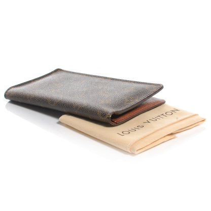 Louis Vuitton Monogram Porte Valeurs Checkbook Wallet 4 of 8