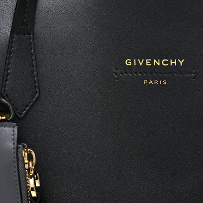 Givenchy Smooth Calfskin Wing Shopper Tote Black White 8 of 15