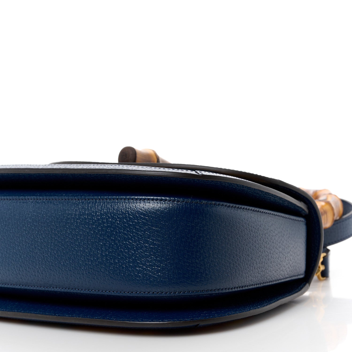 Gucci Calfskin Kaleidoscope Medium Bamboo 1947 Top Handle Bag Blue Orange Multicolor Blue Agata 10 of 13