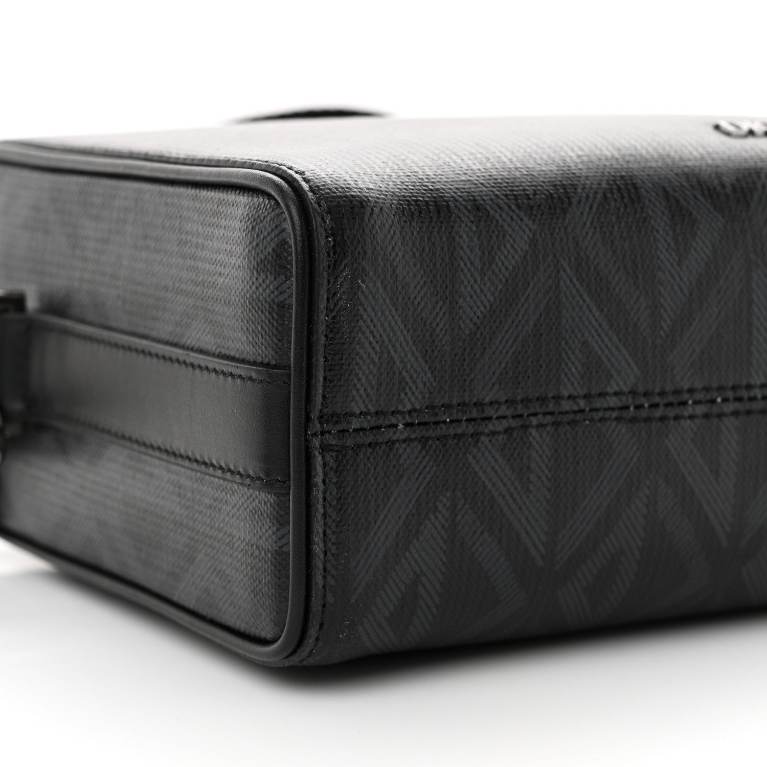 Christian Dior Coated Canvas CD Diamond Lingot 22 Bag Black 9 of 11